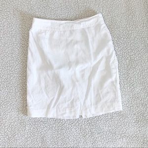 Banana Republic White Skirt